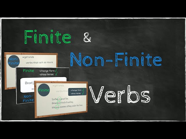 Finite vs Non-Finite Verbs | Learn English | EasyTeaching class=