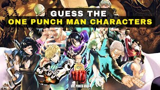 Only TRUE Fans Can Name These ONE PUNCH MAN Characters From Just Picture! Can You? 🤔