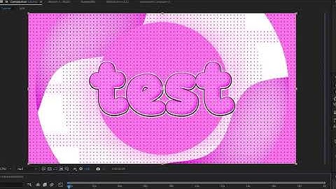 Making polka dot or Halftone on After Effects