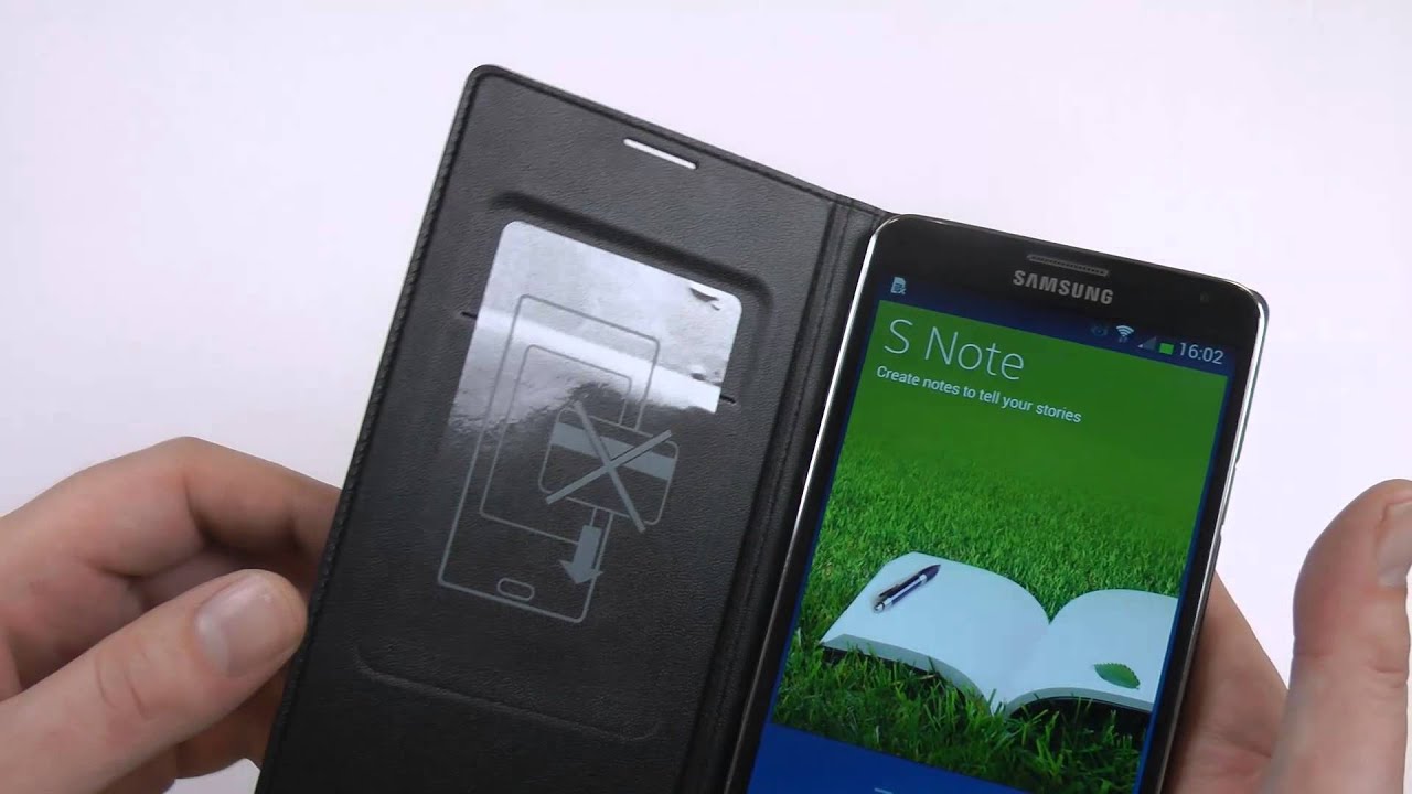 Binnenwaarts Geleerde bioscoop Official Galaxy Note 3 Flip Cover Case - YouTube