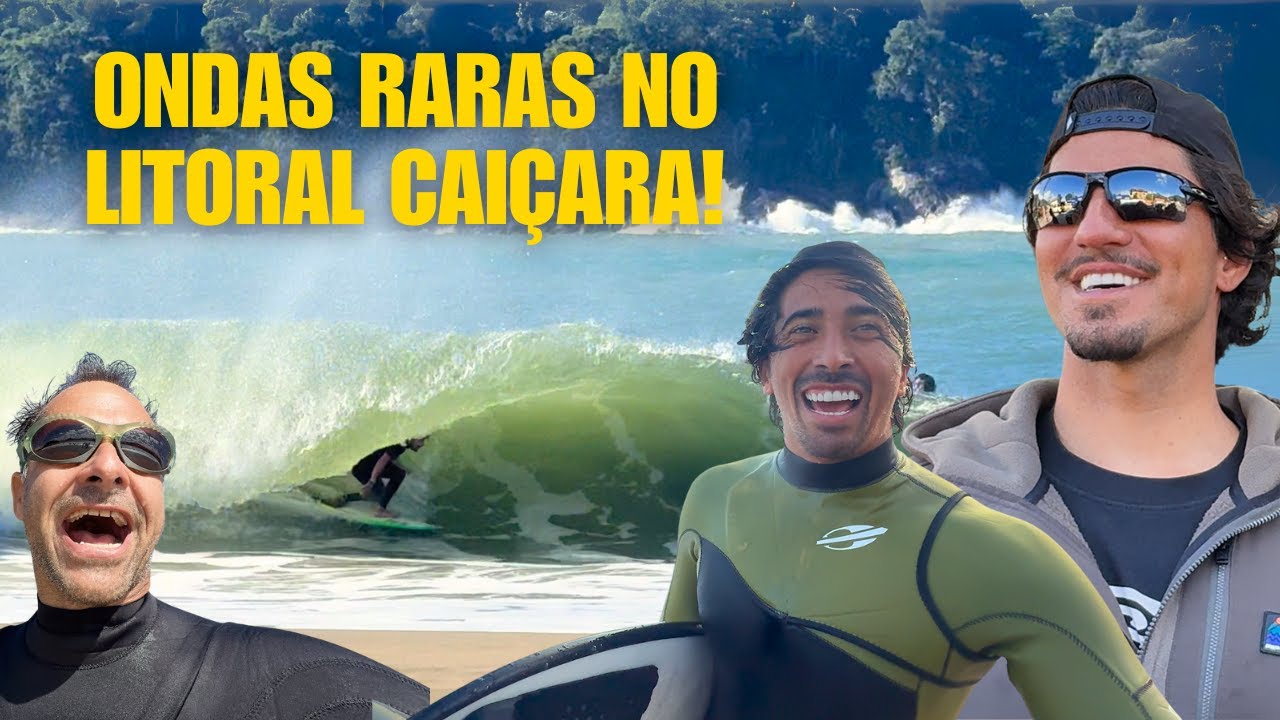 ONDAS RARAS NO LITORAL CAIÇARA COM GABRIEL MEDINA E MIGUEL PUPO! - EP 40