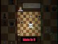 दोस्तों क्या आप ढूंढ पाए "mate in 3" 99% लोग यह पजल सॉल्व नहीं कर पाते      masterchesspuzzle#