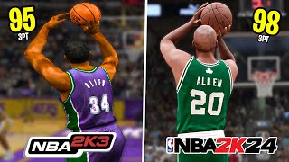 Three With Ray Allen In Every NBA 2K