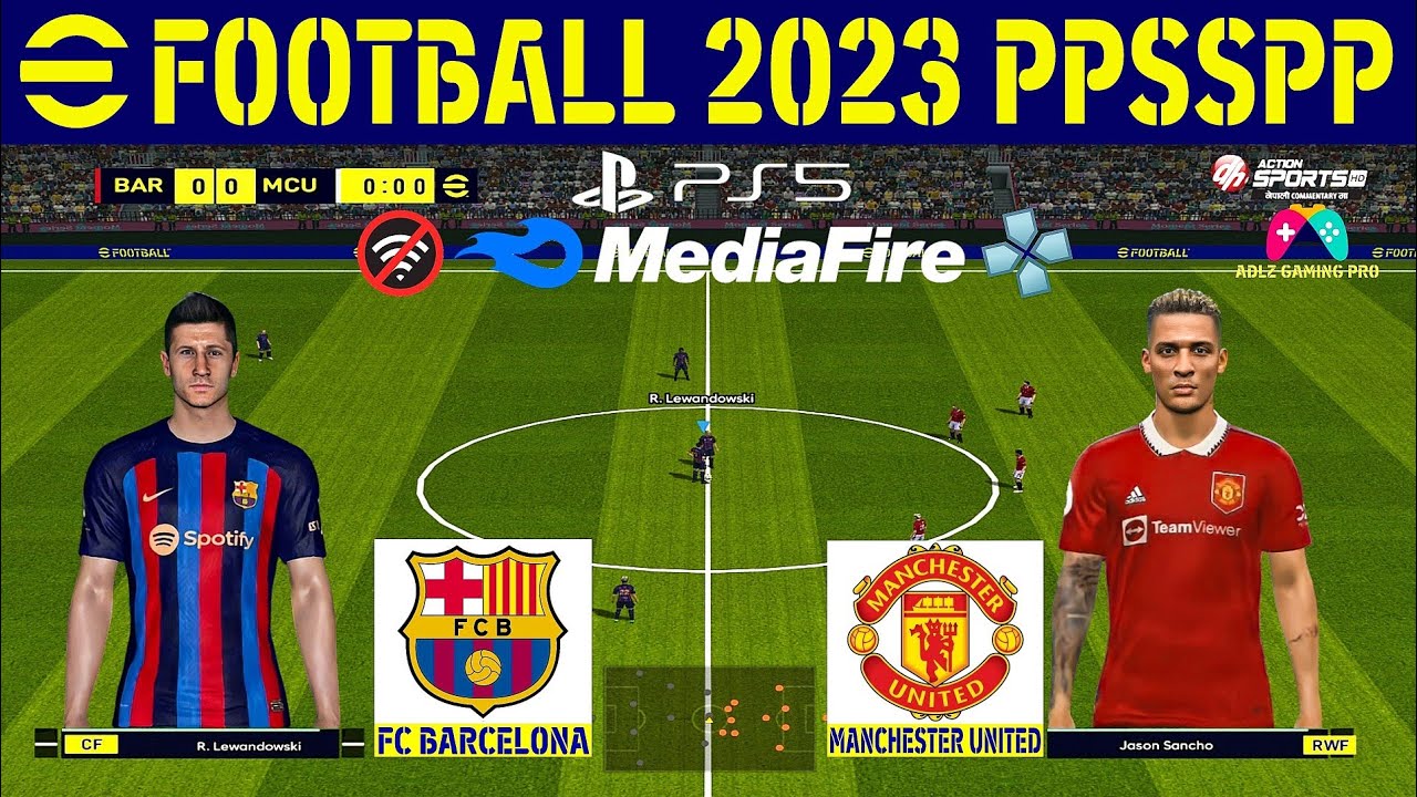 eFootball PES TM Arts Full Update Kits PPSSPP Graphics HD Peter Drury  Commentary And Transfer