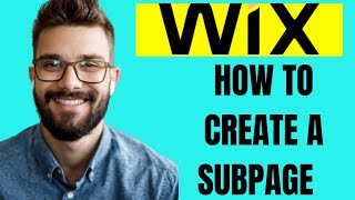 HOW TO CREATE A SUBPAGE IN WIX 2024