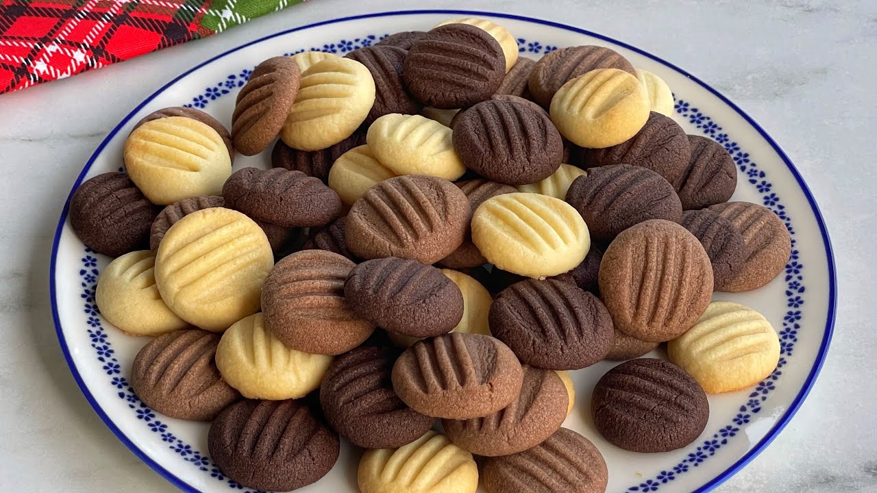 BU KURABİYELERE RESMEN AŞIK OLDUM🙈  ŞEKLİ ŞAHANE LEZZETİ EFSANE 3 FARKLI RENKTE KURABİYE TARİFİ⬆️