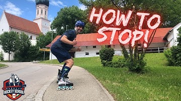 How to Stop on Inline Skates: Beginners Tutorial!