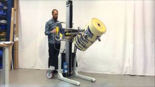 Lift and tilt rolls with electric lifter