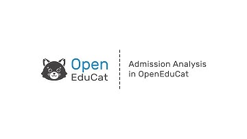 Admission Analysis in OpenEduCat