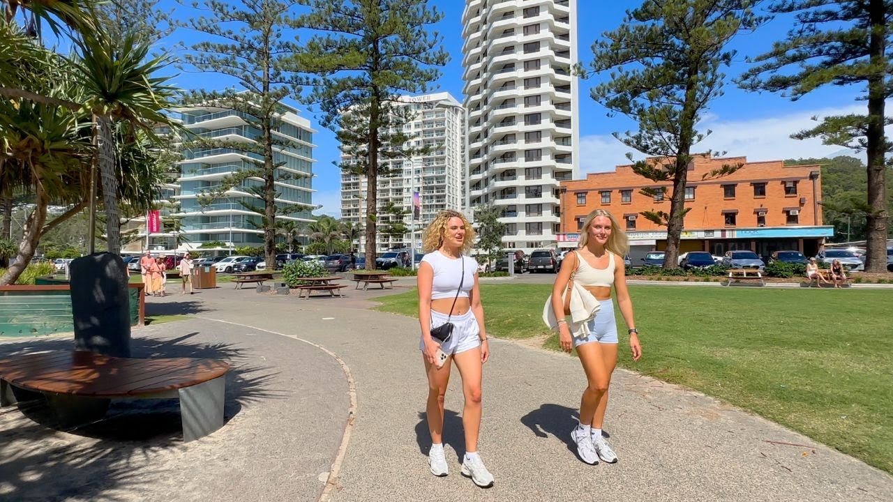 Relax And Unwind At Burleigh Beach - Gold Coast Asmr Virtual Tour - 4K