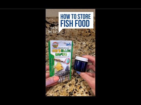 Tip: Store Fish Food in Glass Jars #Shorts