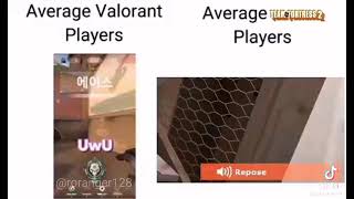 Average valorant player vs Average TF2 player Resimi