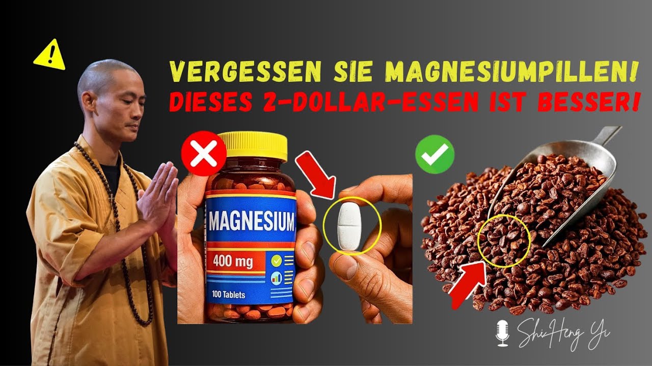 Hören Sie auf, teure Magnesium-Pillen zu kaufen! DIESES $2 Lebensmittel wirkt 16x besser
