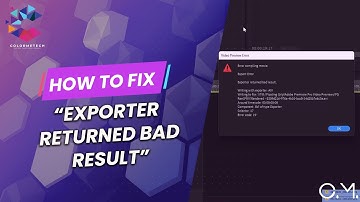 How To Fix Error Compiling Movie Message: Exporter Returned Bad Result