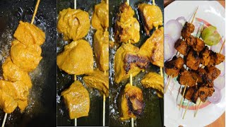 Chicken tikka kebab recipe on fry pan || Without oven | BY MAZEDAR COOKING