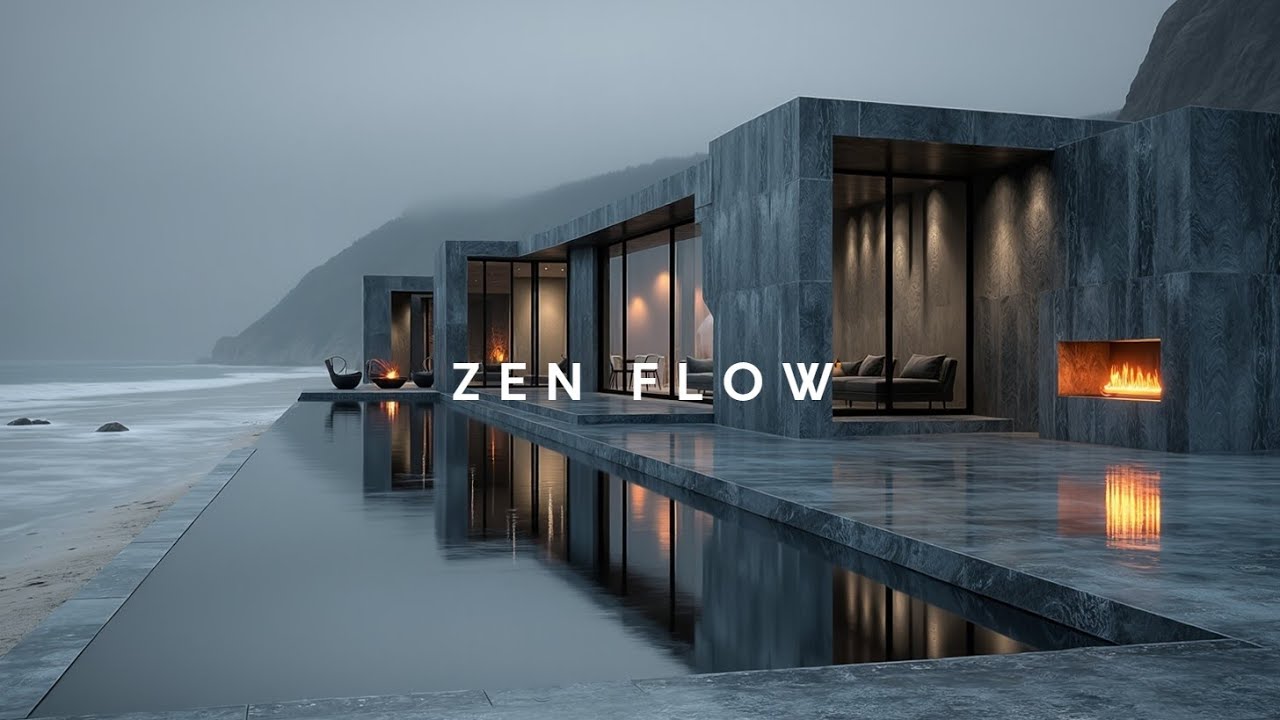 Музыка для глубокой работы и фокуса: Туманный океан | Прибрежные чиллаут-биты для январских сессий