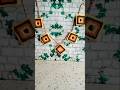 Foam aur woolen se banaya Gaya toran#homemade #craft #howtomakewoolenflower #craft by Sarita