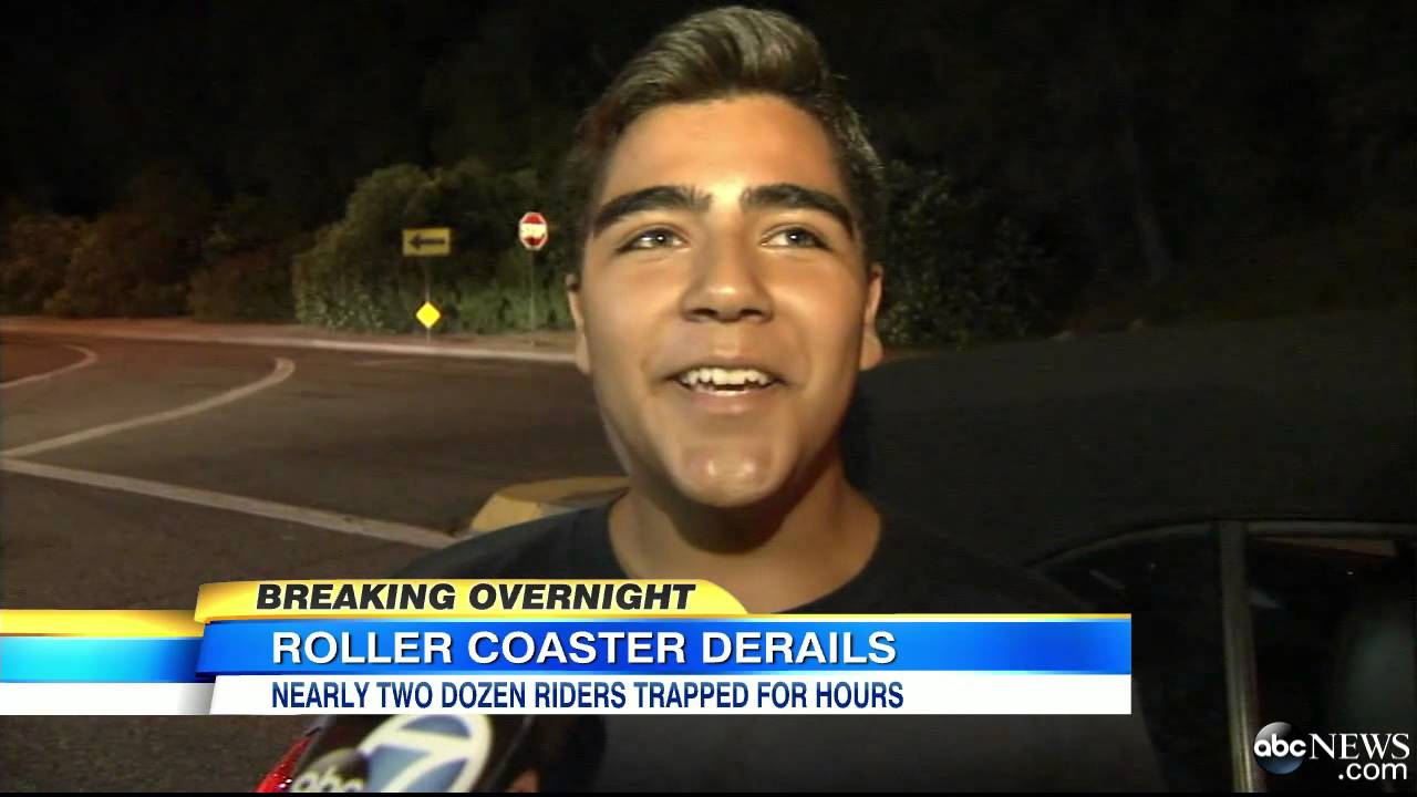 Roller Coaster Derails at California's Six Flags Magic Mountain