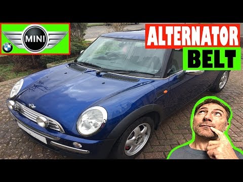 How to check Alternator Belt on Mini R50 R53 2000-2006 First Generation