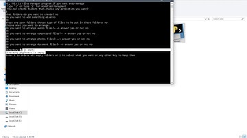 Files Management Automation Program (python script)