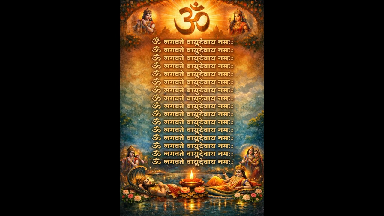 108 ओम् भगवते वसुदेवै नमः महामंत्र जाप