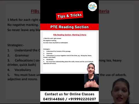 PTE Reading Fill in the Blanks Tips | Score 90 with This Strategy! 🔥