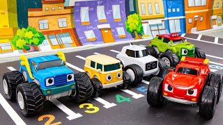 토몬카 친구들이 달리기 경주를해요 1등부터 색칠놀이도 해봐요 screenshot 1