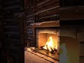 Blizzard Night Cabin Ambience #relax #burningfireplace #fireplace