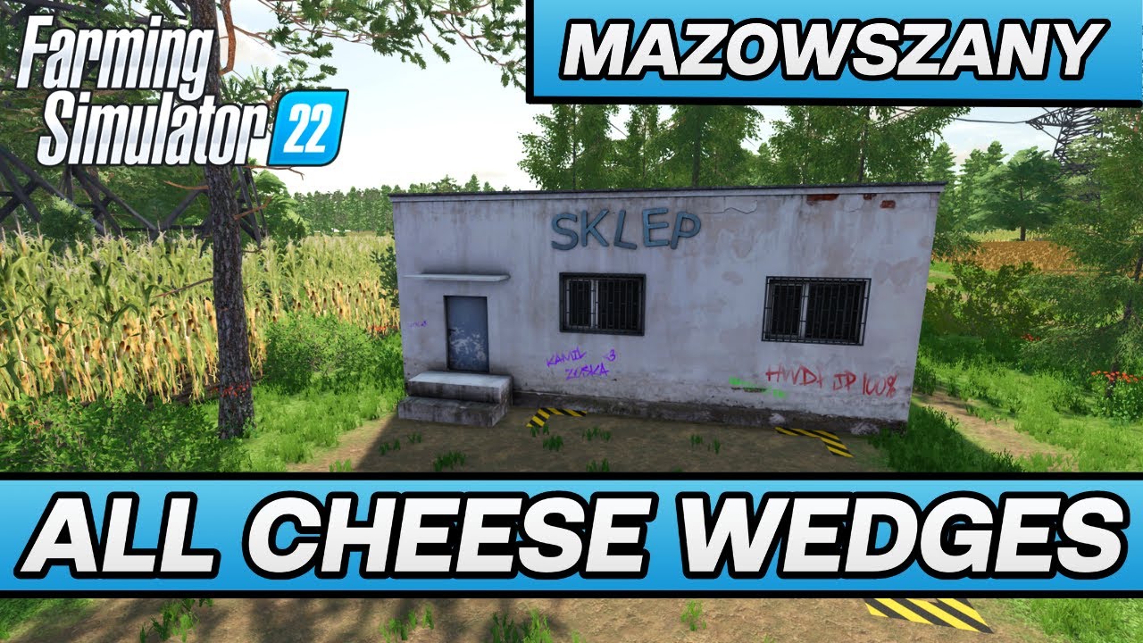 Farming Simulator 22 - Mazowszany Collectibles (All 12 Cheese Wedges)