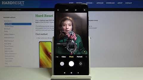 How to Turn On / Off Camera Mirror Effect on POCO X3 – Enable or Disable Mirror Effect