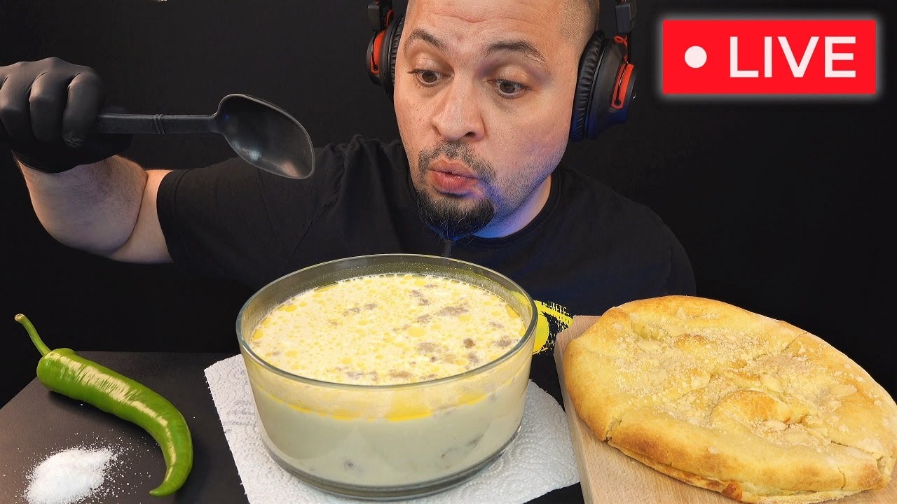 🔴 LIVE Stream - Ciorba De Burta Cu Focaccia - MUKBANG Romania ASMR 🇷🇴