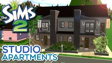 GREENWOOD DRIVE STUDIO APARTMENTS || Building Greenwood Valley || The Sims 2: Speed Build