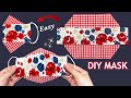 Very Easy New Style Beautiful 3D Mask! Diy Face Mask Easy Pattern Sewing Tutorial | Mask Making Idea