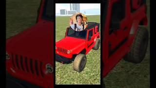 Biggest youtuber car jumping test 😱 indian bike driving 3d #gta #indianbikedriving3d #shorts
