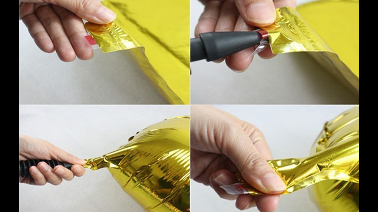 DIY COMO ENCHER BALÃO METALIZADO LETRAS DO ALFABETO E NÚMEROS CORAÇÃO E ...