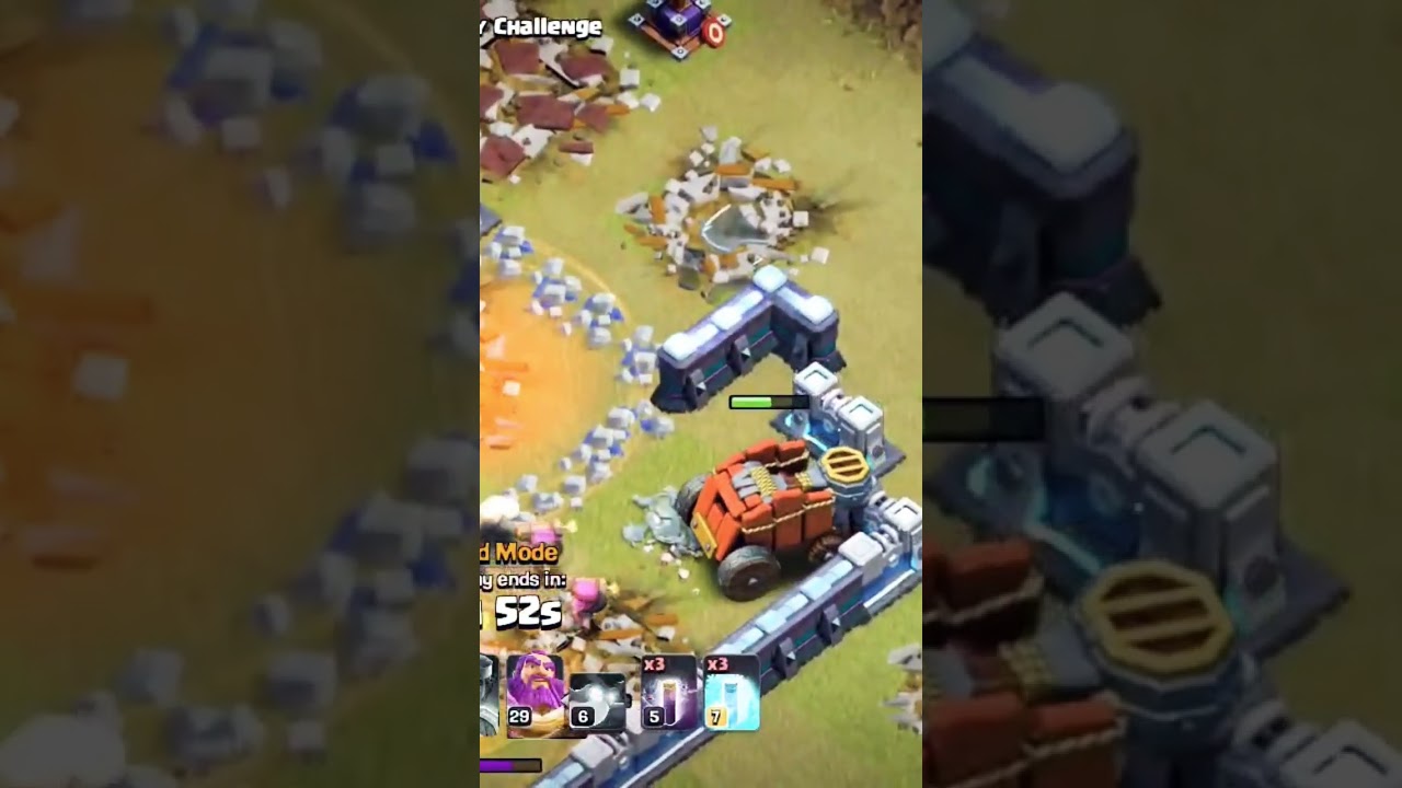 Clash of Clans || power of Stone Slammer || Most powerfull Machine