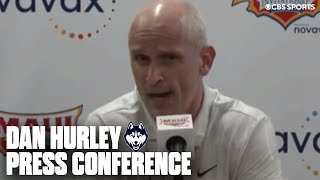 Danny Hurley was FURIOUS with refereeing late in UConn's OT loss to Memphis | Press Conference