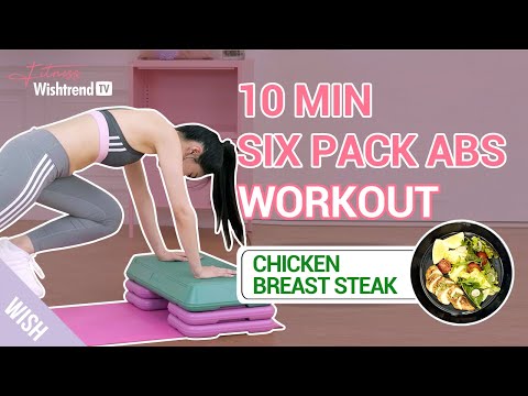6 Pack Abs Workout Routine You Can Do Anywhere | with Quick &amp;amp; Easy Meal Prep with Chicken Breast