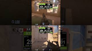 Counter Strike 2: LOW vs HIGH settings #cs2 #counterstrike #fpstest #9850X3D #RTX2070