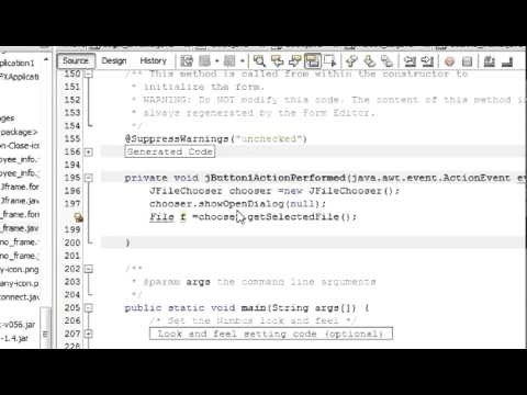 Java prog#49 How to Use JFileChooser in java netbeans