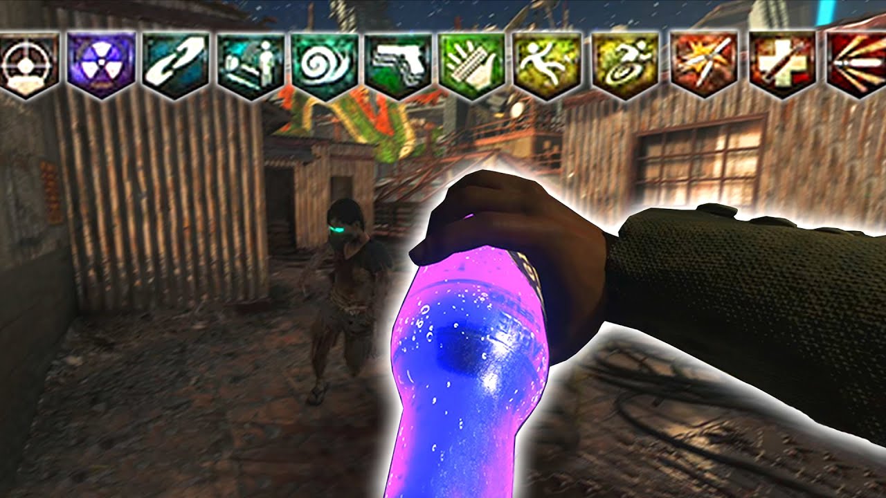 *DIE RISE REMASTERED* REVERSE RAINBOW PERK CHALLENGE! (Black Ops 3 Zombies)