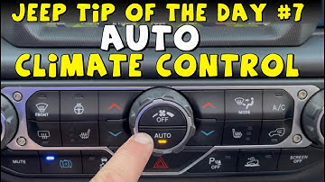 Auto climate control | Jeep tip of the day #7