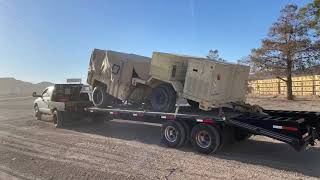 M1102 and Drash trailer pickup - Barstow