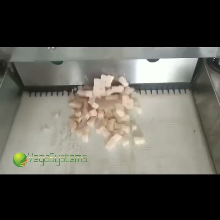 Машина для нарезки кубиками - YouTube