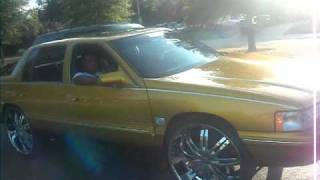 Cadillac Deville on 26 inch rims