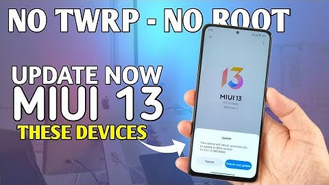 OFFICIAL 🇮🇳 - HOW TO INSTALL MIUI 13.0.1.0 INDIA STABLE UPDATE WITHOUT TWRP, NO ROOT & NO DATA LOSS