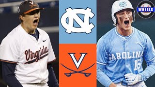 #10 North Carolina vs #15 Virginia (INCREDIBLE GAME!) | 2024 College Baseball Highlights