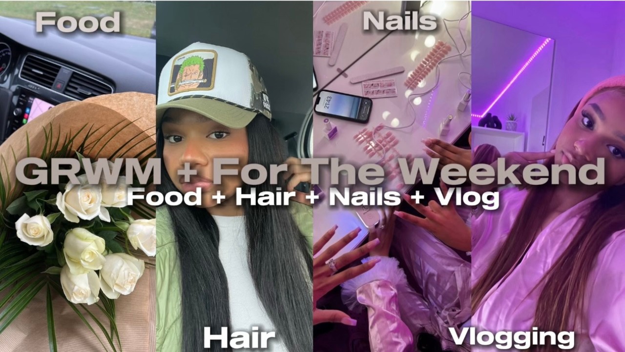 WEEKLY VLOG | Je me transforme totalement 💅🏽✨ Ongles, Cils, Extensions, Perruque + Paris Vibes