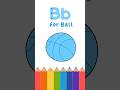 How to Draw a Ball 🏀 | Easy Drawing for Kids | B is for Ball