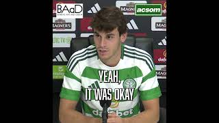 🎙️PAULO BERNARDO on showing the patience required to join Celtic #celtic #celticfc